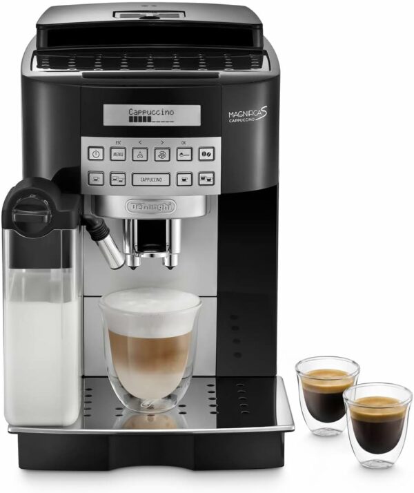 Cafetera superautomática - De Longhi ECAM22.360.W, 1450W, 15 bares