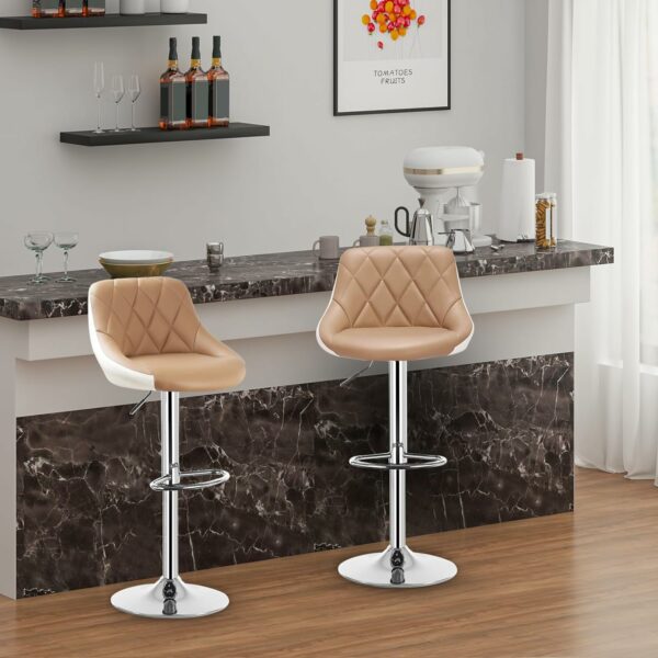 Woltu BH30kk-2, 2 x Taburete de Bar - Imagen 4